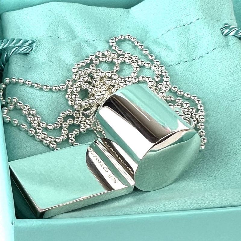 Tiffany & Co 純銀 哨子 項鏈 頸鏈-3