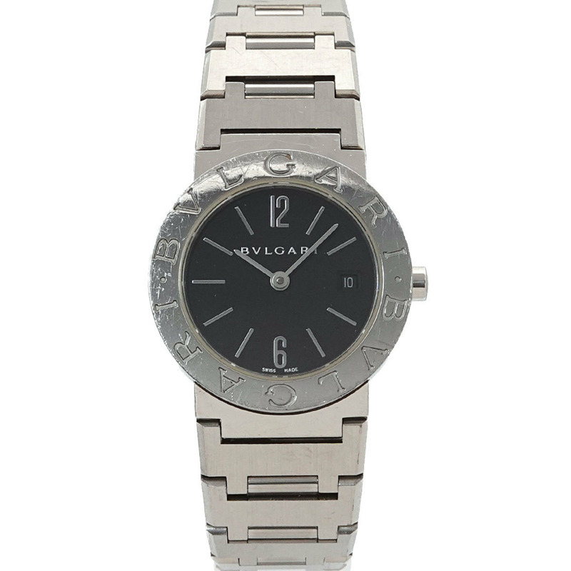 寶格麗 BB26SS 女士腕錶 黑色石英錶-0