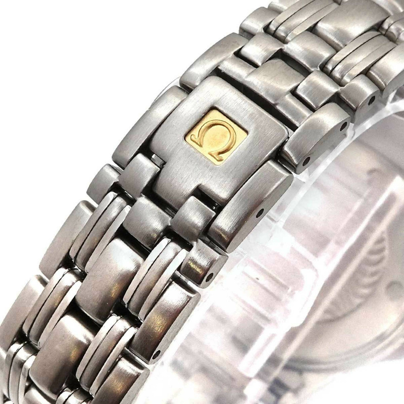 歐米茄海馬系列120 2571 31 女士腕錶，附日期顯示，銀色石英機芯-5