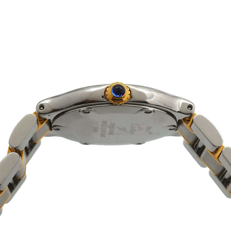 卡地亞 Must 21 Vantianne 雙色腕錶 W10075R6 女士銀色石英錶-4