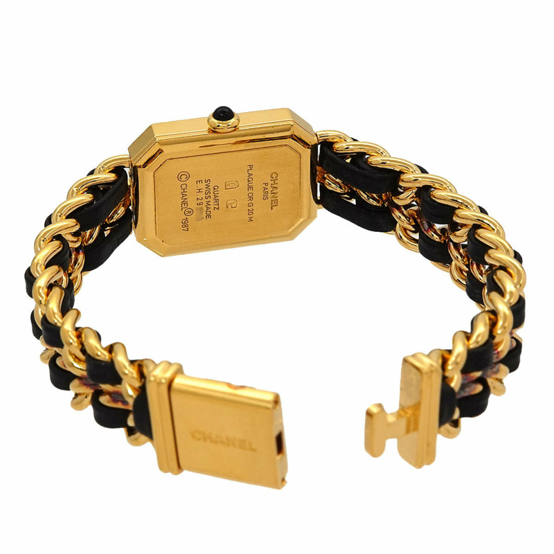 香奈兒 Premiere 女士腕錶,L 碼,H0001,黑金配色,石英機芯-3