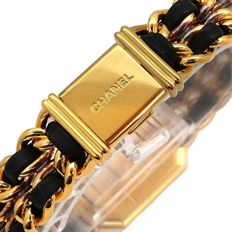 香奈兒 Premiere 女士腕錶,L 碼,H0001,黑金配色,石英機芯-5