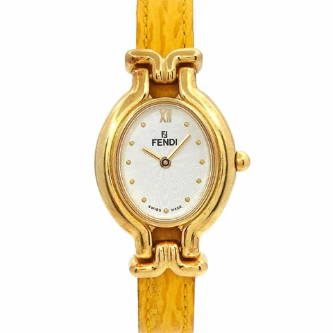 FENDI Change Belt 640L 女士銀色石英錶