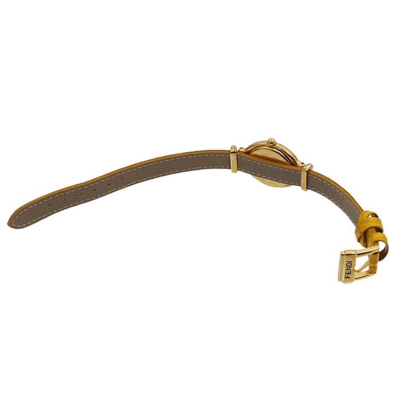 FENDI Change Belt 640L 女士銀色石英錶-4