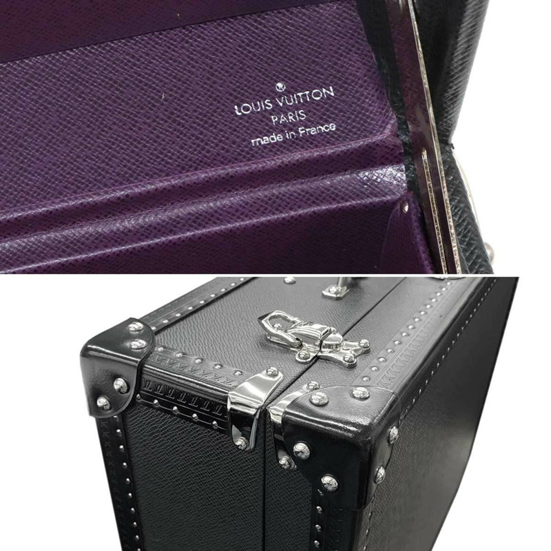 路易威登 Taiga Cotoville 45 個人 SPO 行李箱包（黑色）-8