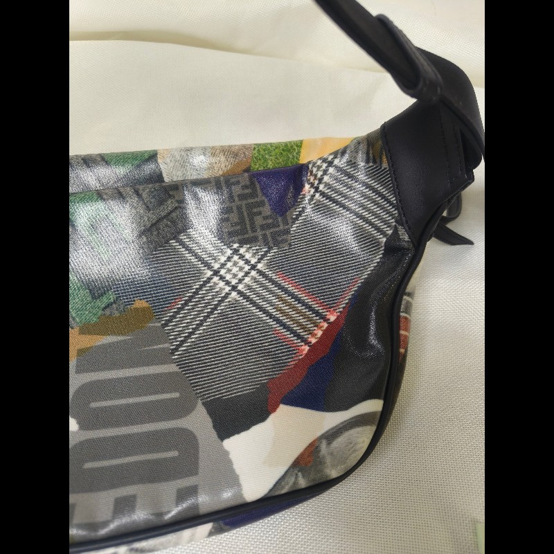 【全新】㊣✨ FENDI✨（附防塵袋）芬迪 印花 刺繡 拼接 男女同款 腰包 胸包/二手包/二手精品/保證正品🌳二手樹屋🌳-16