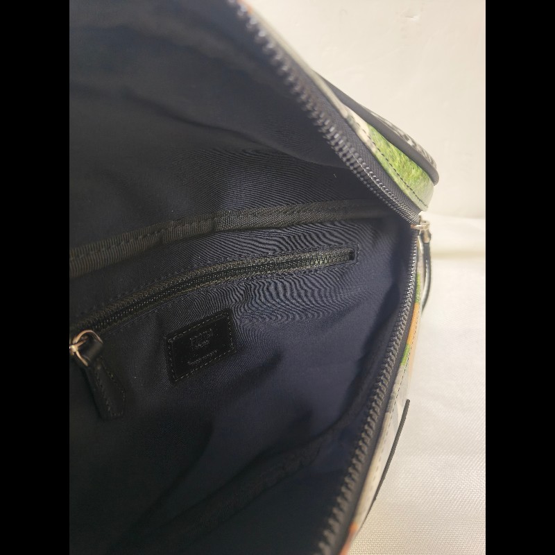 【全新】㊣✨ FENDI✨（附防塵袋）芬迪 印花 刺繡 拼接 男女同款 腰包 胸包/二手包/二手精品/保證正品🌳二手樹屋🌳-18