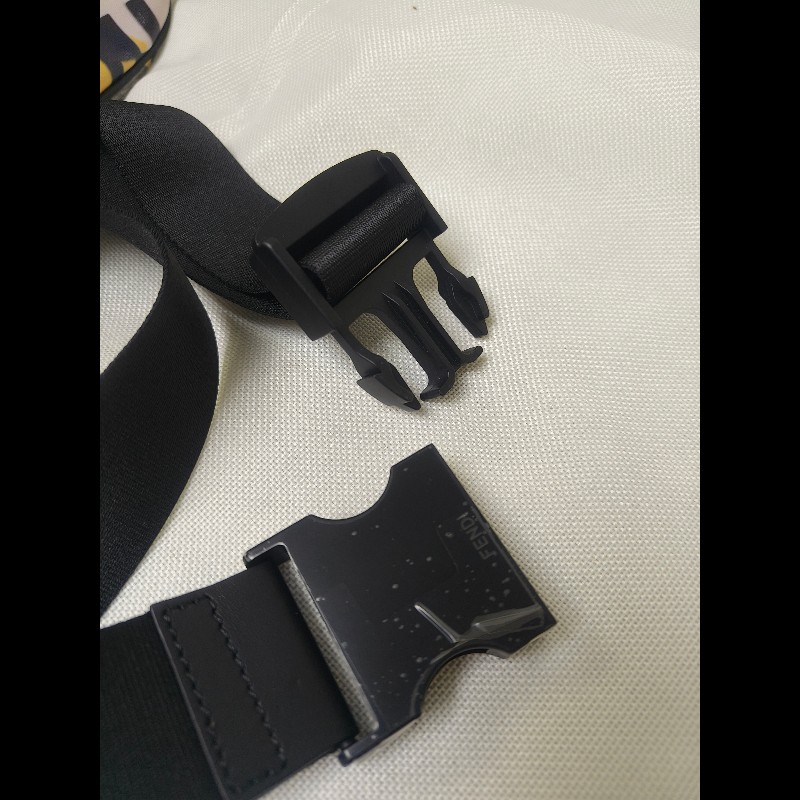 【全新】㊣✨ FENDI✨（附防塵袋）芬迪 印花 刺繡 拼接 男女同款 腰包 胸包/二手包/二手精品/保證正品🌳二手樹屋🌳-23