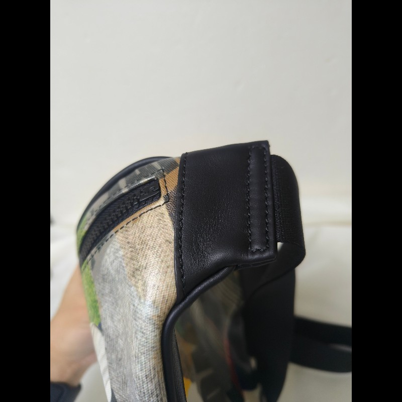 【全新】㊣✨ FENDI✨（附防塵袋）芬迪 印花 刺繡 拼接 男女同款 腰包 胸包/二手包/二手精品/保證正品🌳二手樹屋🌳-25