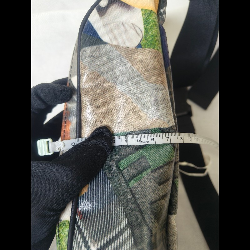 【全新】㊣✨ FENDI✨（附防塵袋）芬迪 印花 刺繡 拼接 男女同款 腰包 胸包/二手包/二手精品/保證正品🌳二手樹屋🌳-28