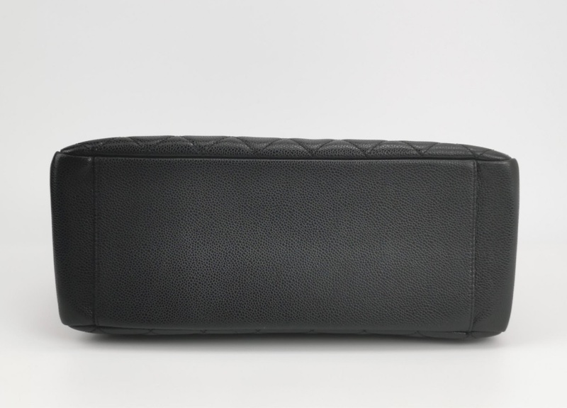 Chanel GST 中號牛皮菱格紋 雙C單肩包-7