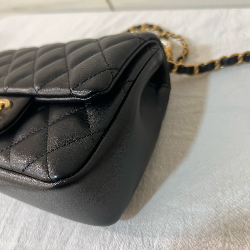 ෆ Chanel 24P 珍珠雙鏈方胖🈶購證-13