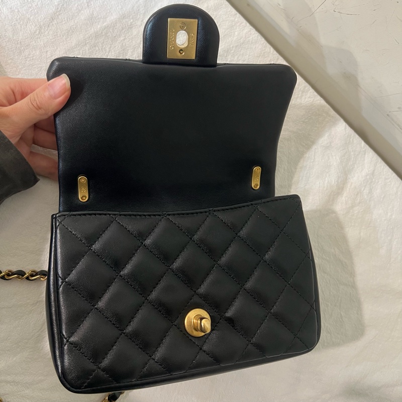 ෆ Chanel 24P 珍珠雙鏈方胖🈶購證-17