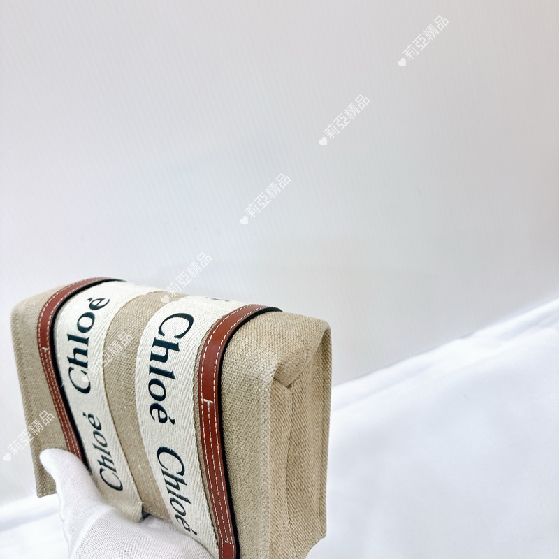 莉亞精品♡ Chloe mini woody焦糖 全新閒置-8