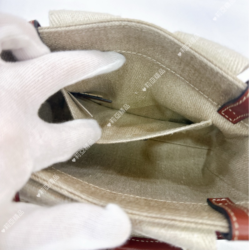 莉亞精品♡ Chloe mini woody焦糖 全新閒置-13