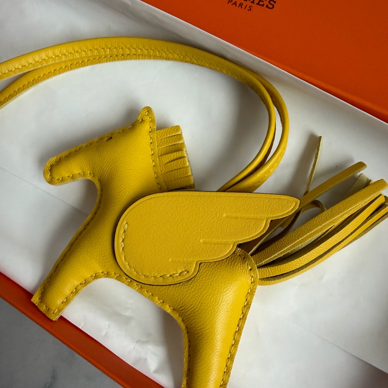 Hermes 黃色飛馬～全新-5