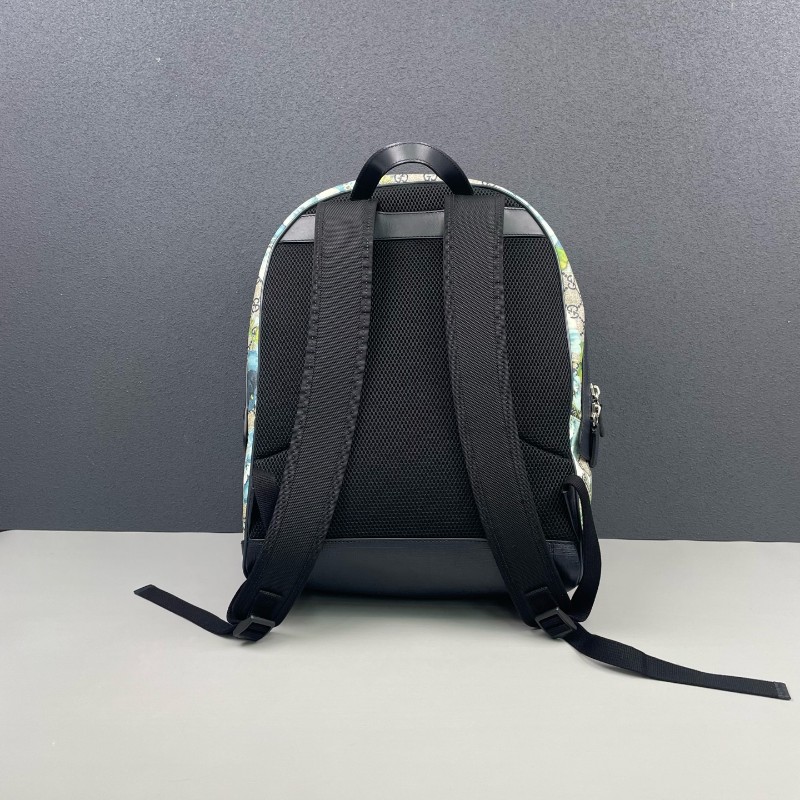 Gucci古馳 天竺葵花卉 後背包-1