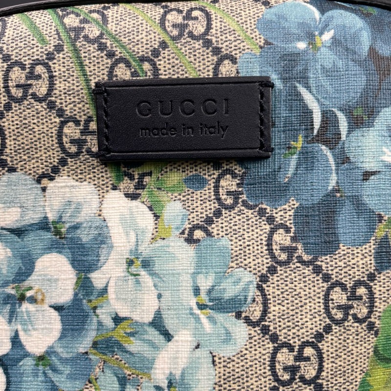 Gucci古馳 天竺葵花卉 後背包-11
