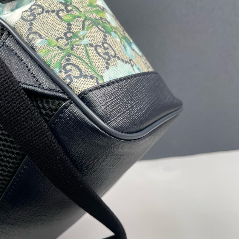 Gucci古馳 天竺葵花卉 後背包-15