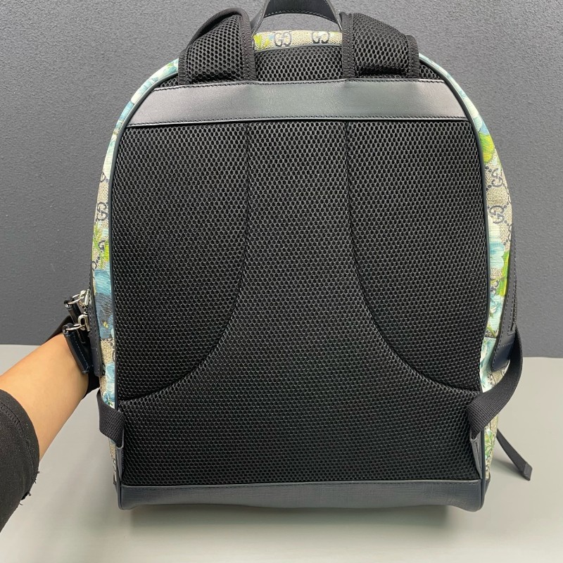 Gucci古馳 天竺葵花卉 後背包-17