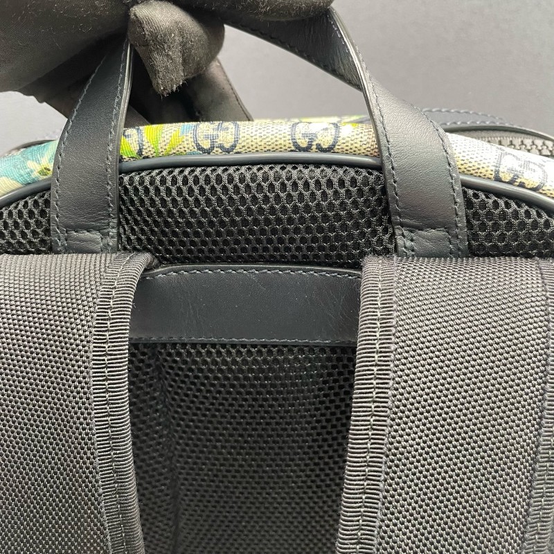 Gucci古馳 天竺葵花卉 後背包-18