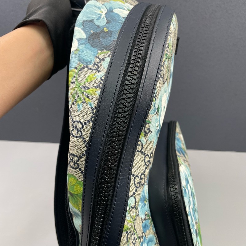Gucci古馳 天竺葵花卉 後背包-20