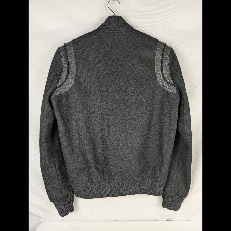 莉亞精品♡YSL 拼接棒球外套 尺碼44 近新美品-4