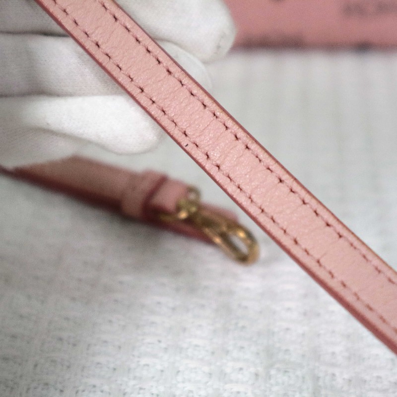 MCM Rabbit Visetos 粉色托特包 可拆卸肩帶-10