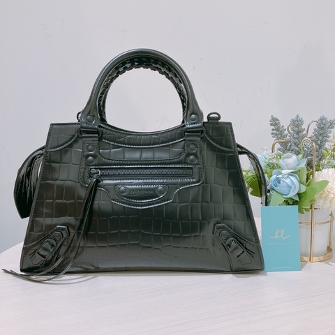 TK1880 Balenciaga 巴黎世家純黑手提包Neo Classic Bag So Black