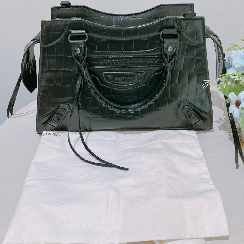 TK1880 Balenciaga 巴黎世家純黑手提包Neo Classic Bag So Black-46