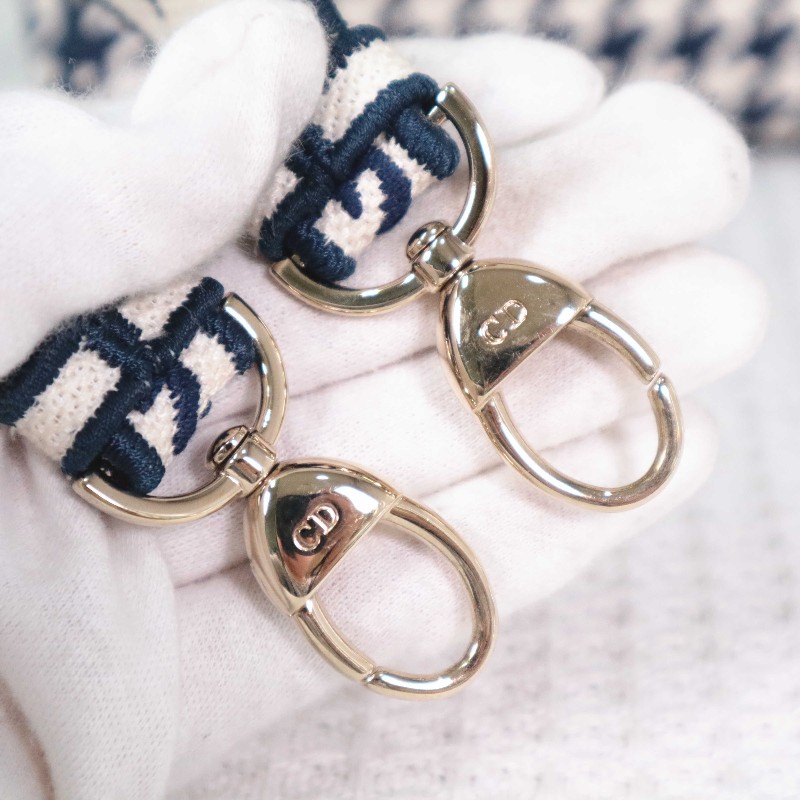 DIOR D-Lite 千鳥格 戴妃4格 手提包肩背包-6