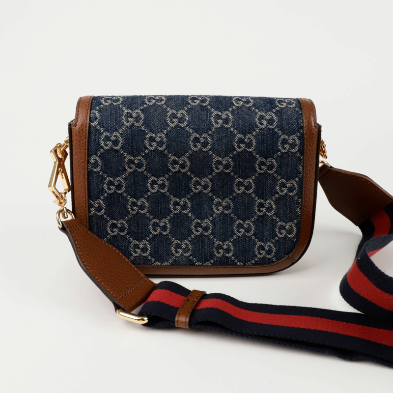 GUCCI Horsebit 1955 迷你肩斜背包 658574-3