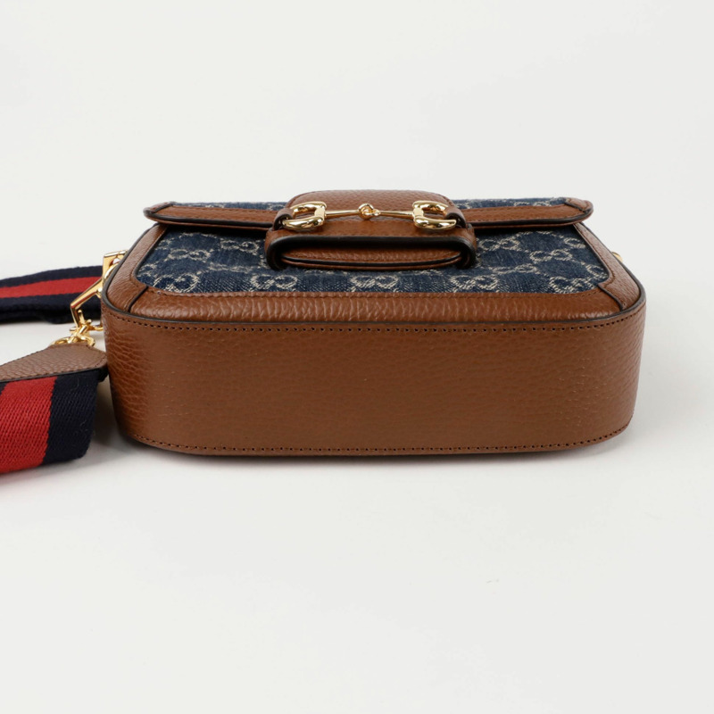 【包稅】GUCCI Horsebit 1955 迷你肩斜背包 658574-5