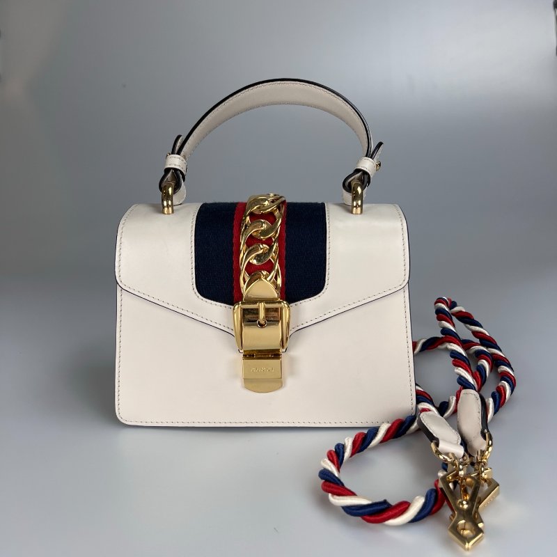 GUCCI 470270 白 Mini Sylvie-0