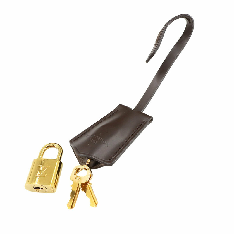 路易威登 Damier Alma PM 手提包,Ebene 皮革,N51131,棕色,金色五金配件-8