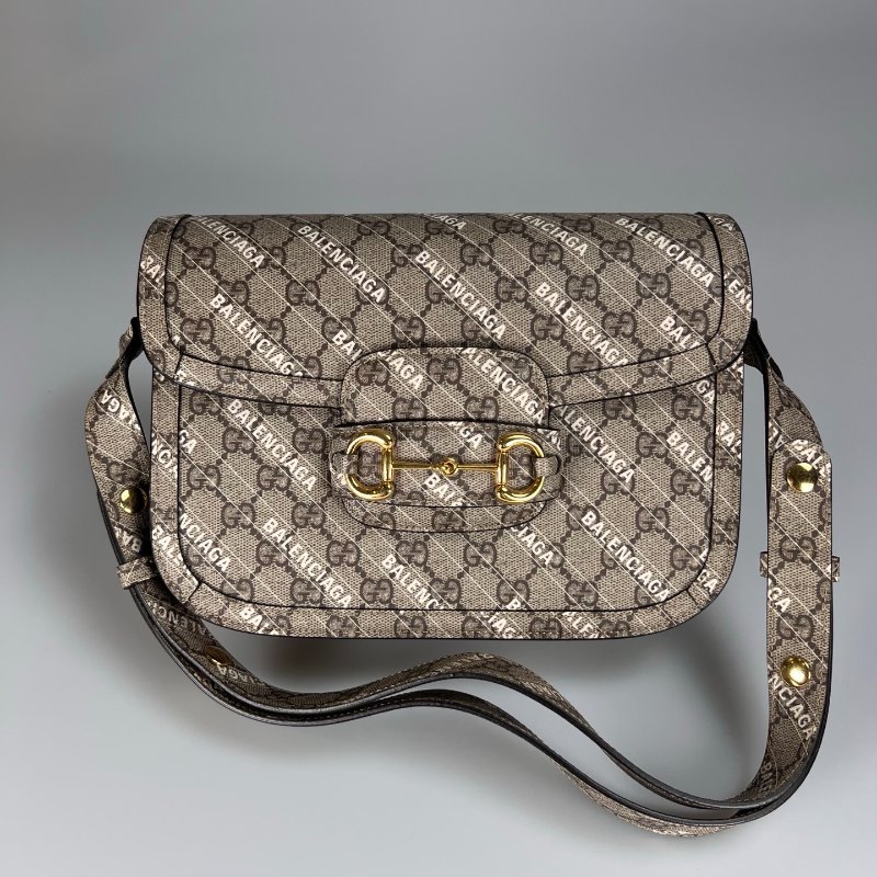 GUCCI 602204 BALENCIAGA聯名1955單肩包-0