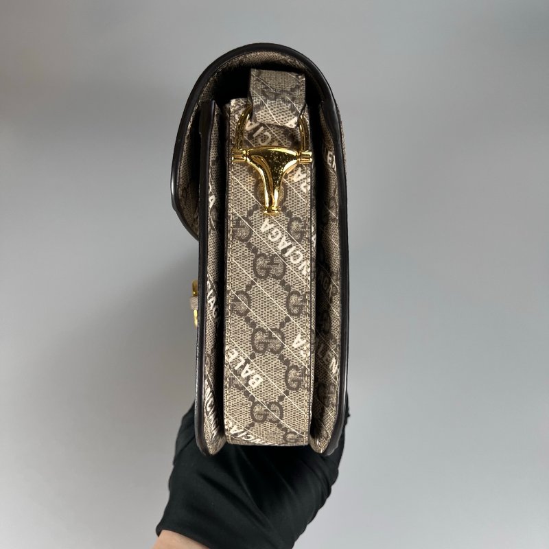 GUCCI 602204 BALENCIAGA聯名1955單肩包-2