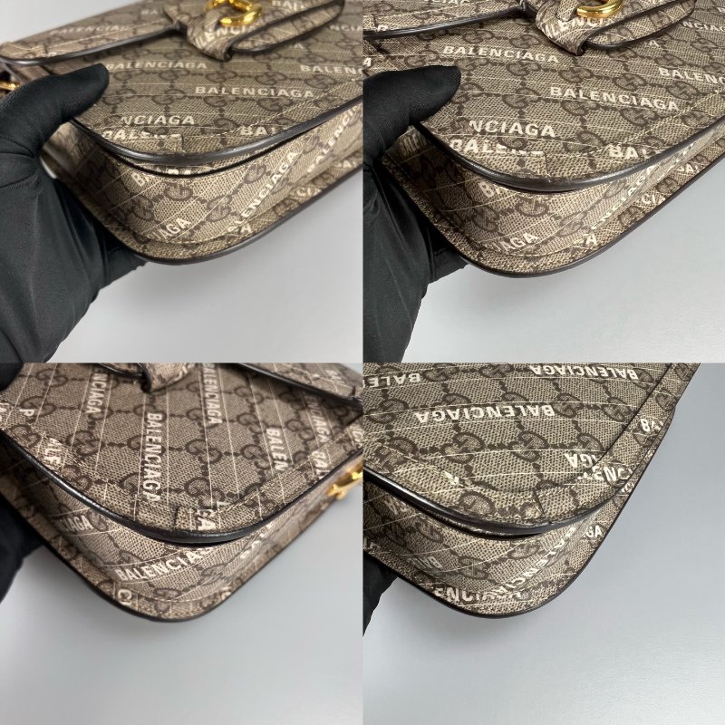 GUCCI 602204 BALENCIAGA聯名1955單肩包-11