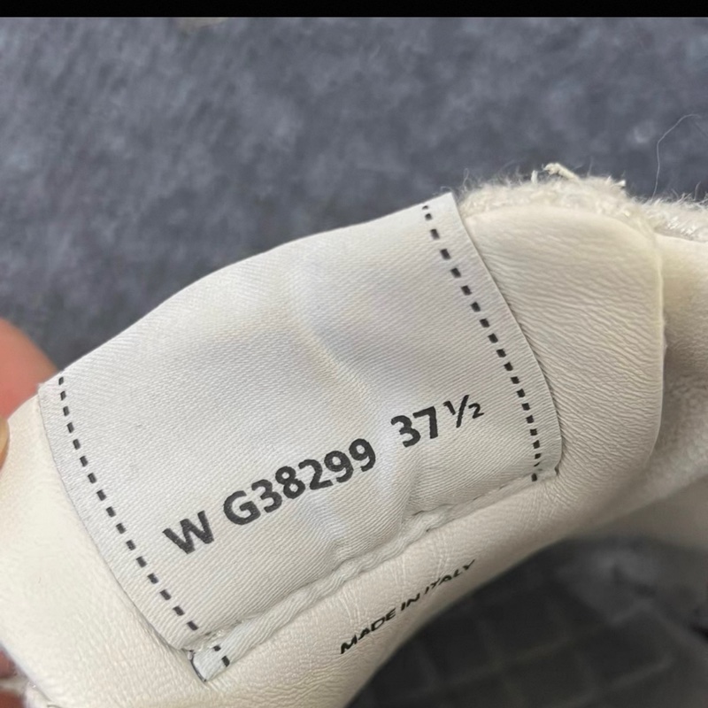 98新 Chanel香奈兒粗花呢拼皮運動鞋37.5碼-9