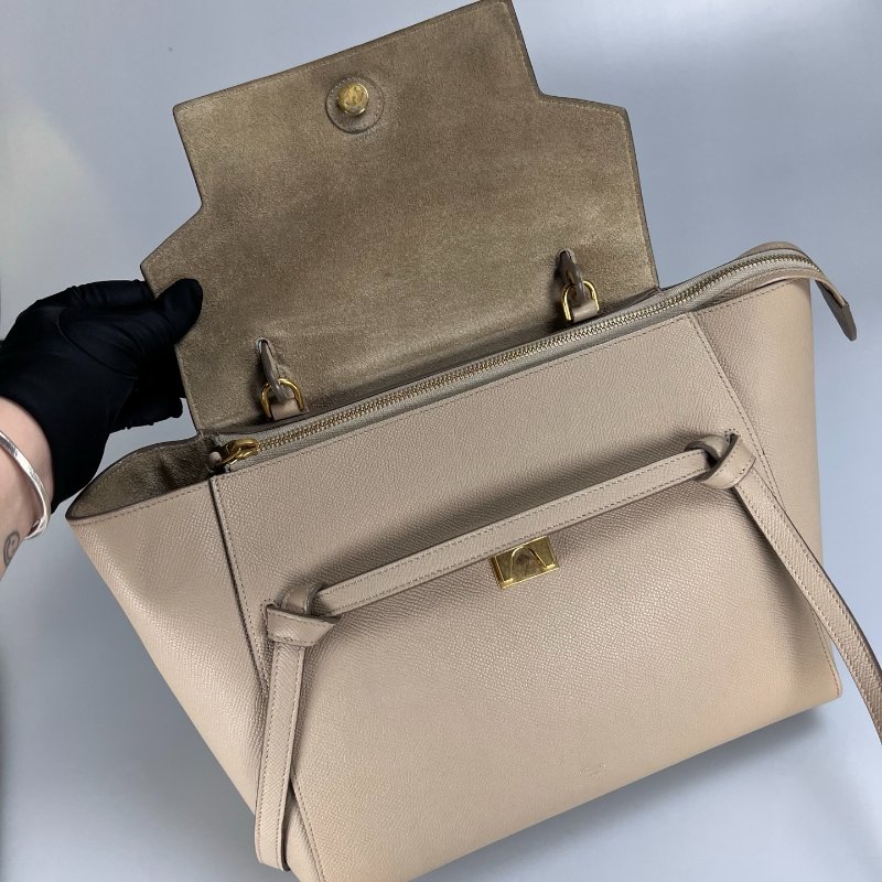 CELINE  奶茶色鯰魚包 MINI-4