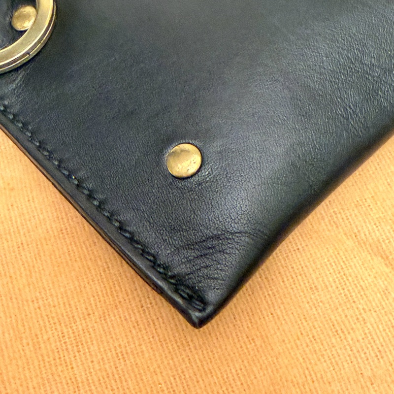 🍒GUCCI 黑色皮革拉鍊零錢包 2F251118-1-8