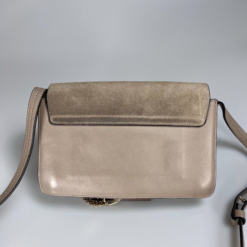 CHLOE  灰色FAYE斜肩包-1