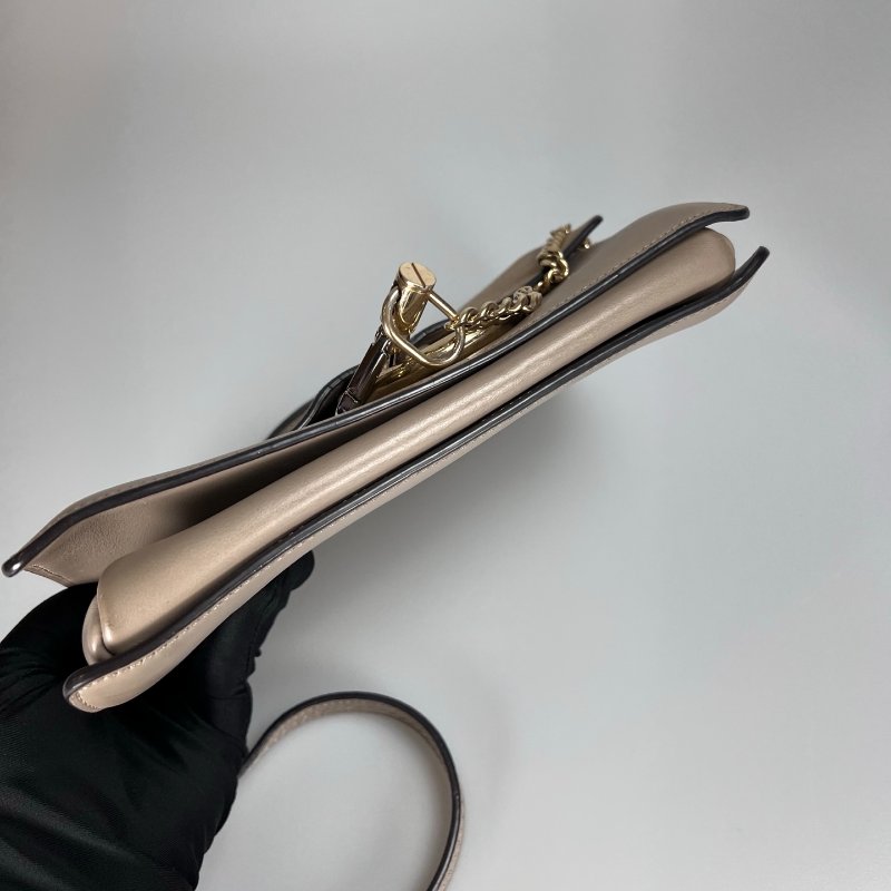 CHLOE  灰色FAYE斜肩包-4