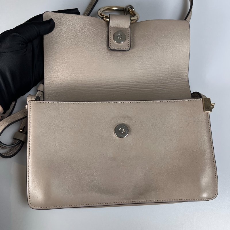 CHLOE  灰色FAYE斜肩包-5