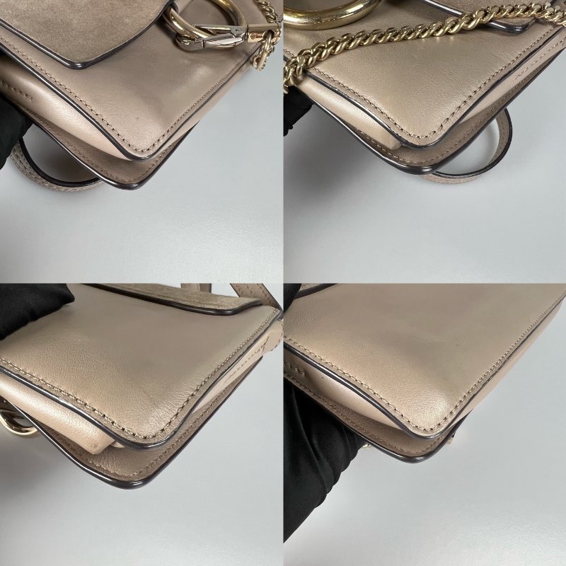 CHLOE  灰色FAYE斜肩包-12