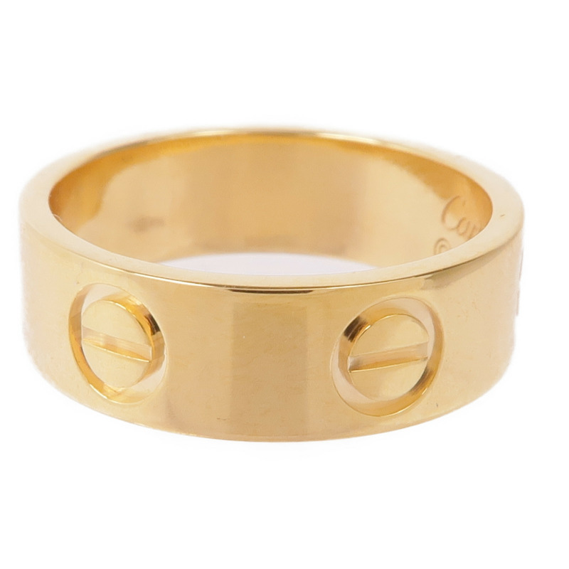 CARTIER 18K黃金Love Ring戒指Cartier#48/US#4.5-1
