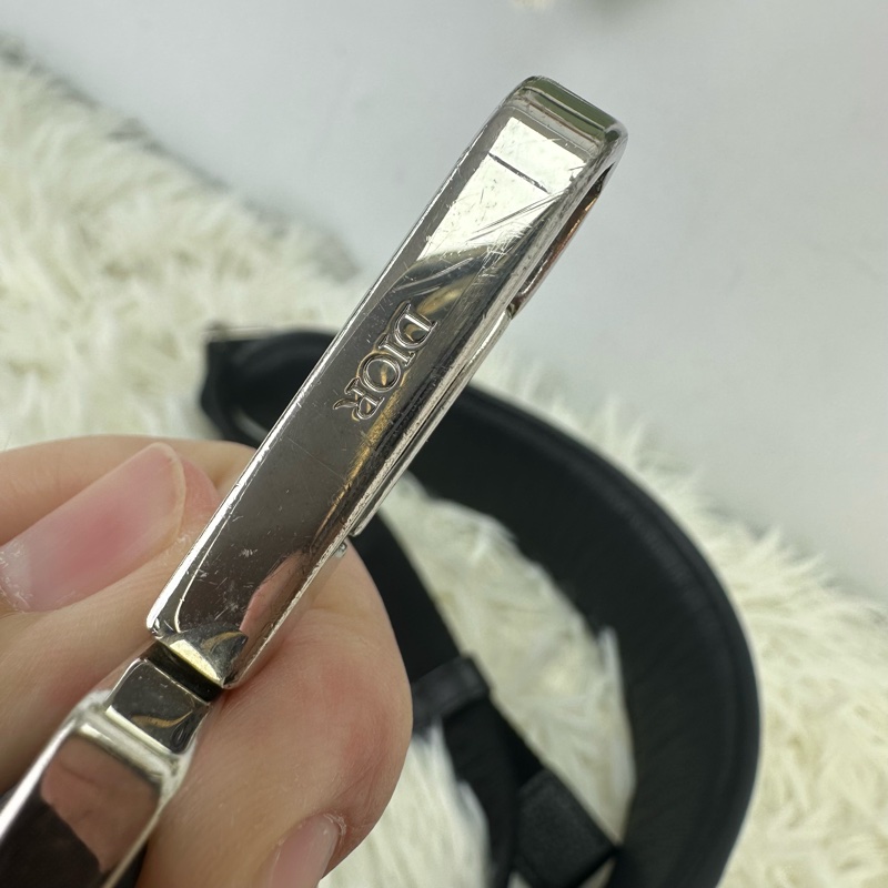 DIOR Oblique緹花拼皮相機包 22cm 斜肩包-16