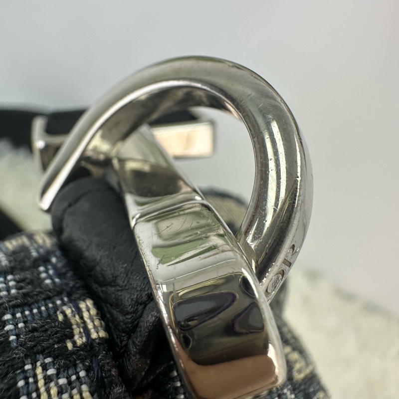 DIOR Oblique緹花拼皮相機包 22cm 斜肩包-17