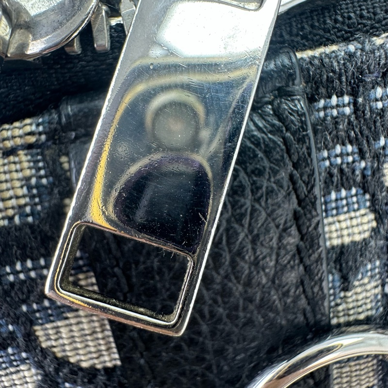 DIOR Oblique緹花拼皮相機包 22cm 斜肩包-19