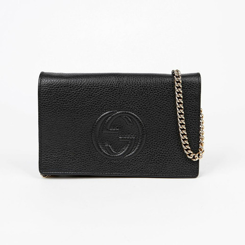 GUCCI 互扣式 Soho 鏈條單肩斜背包 598211